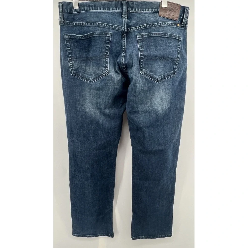 Lucky Brand 121 Heritage Slim Jeans Tagged 36/30 Actual 37/29 Mid Wash Stretch